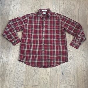 L.L. Bean Wicked Good Flannel Shirt, Traditional Fit Size Medium
